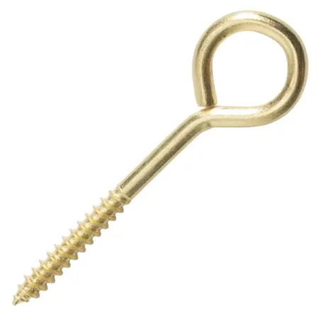 Шуруп-кольцо 4x40 мм сталь 4 шт. цвет золото
