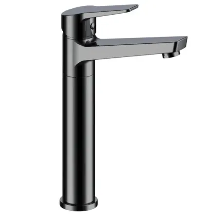 Смеситель для раковины Esko Marburg однорычажный высокий цвет графит