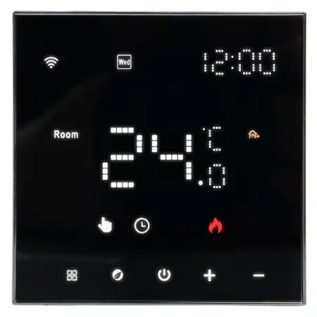 Терморегулятор для теплого пола Skybeam S502B электронный программируемый цвет черный терморегулятор juanjuan stc 8080a