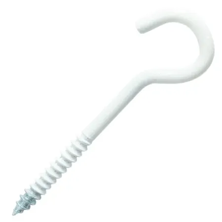 Шуруп-крюк 4x40 мм сталь RAL9003 4 шт.