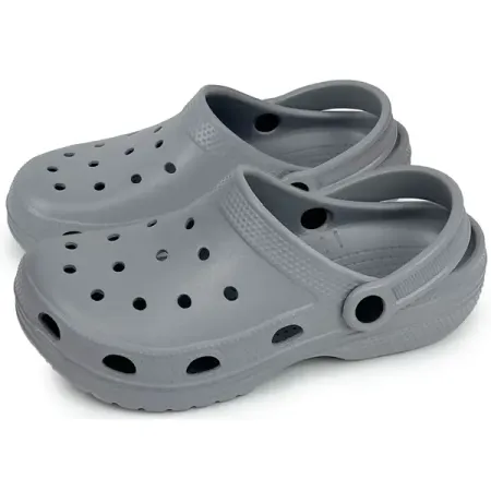 Сабо унисекс DILWIS размер 39 цвет светло-серый миниатюрные деревянные сабо для кукол 2 штуки