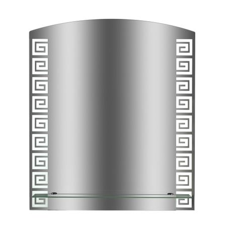 Зеркало с полкой прямоугольное 53,5х62 см Continent Belleza (В245)