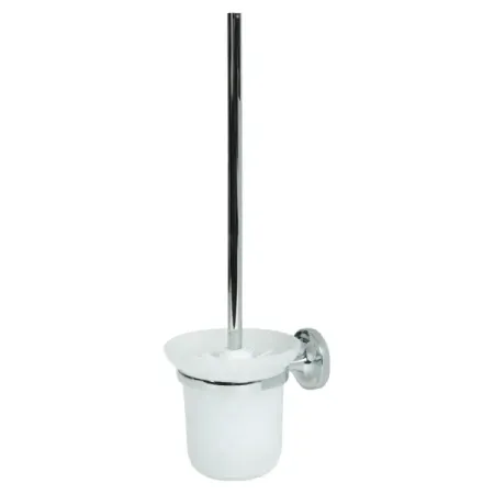 Ёршик для унитаза Vidage Ангарка подвесной стекло цвет хром