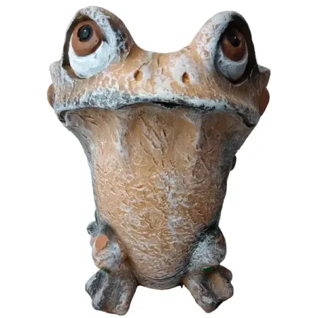 Садовая фигура Лягушка 31x29x40 см миниатюрная садовая скульптура