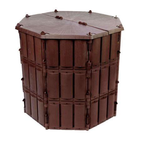 Компостер Павловская Заря Удачный 600 л с крышкой и дном