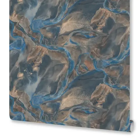 Обои флизелиновые Euro Decor Istok синие 1.06 м ED7293-03