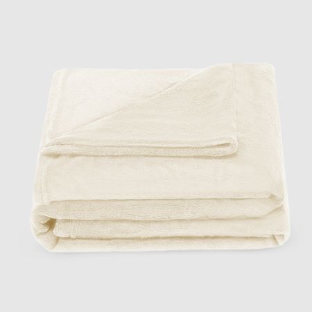 Плед флисовый Hyseas 200х220 см кремовый