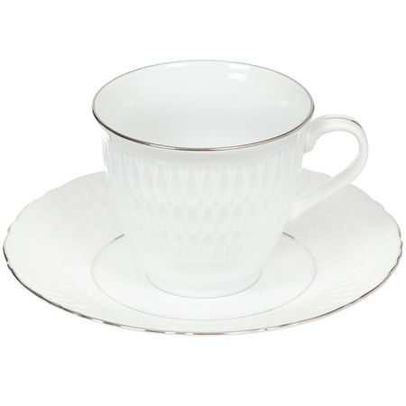 Чайная пара Crystalex София двойная отводка платиной 220 мл софия кагорова куда выбрасывает беглянок или посторонись барсуки летят