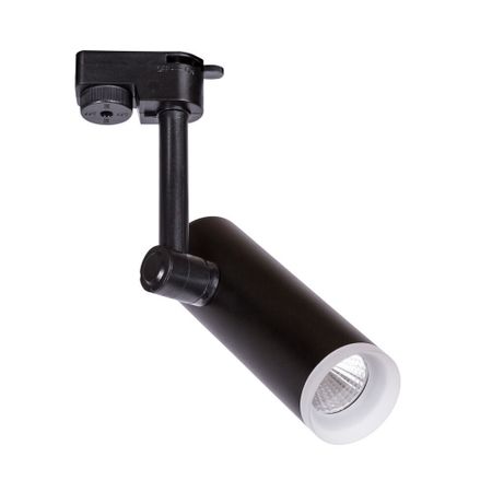 Светодиодный трековый светильник однофазный Arte Lamp Hubble 4000К 10 Вт черный (A6813PL-1BK) светильник фасадный arte lamp alcyone led 1х9вт ip65 пластик