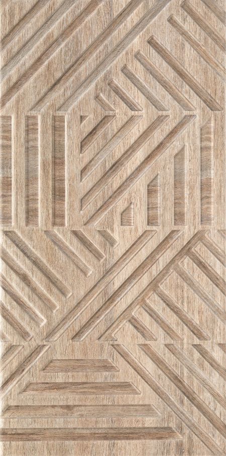 Плитка облицовочная Cersanit Frosty коричневый рельеф 598х298х8,5 мм (8 шт.=1,425 кв.м)