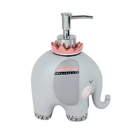 Дозатор для мыла саванна полирезина серый