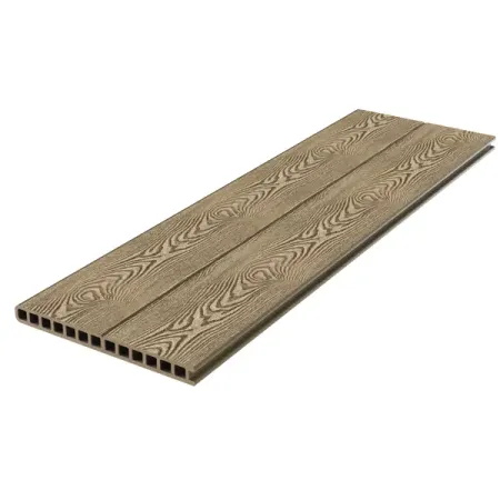 Ступень прямая Classic ДПК 28x317x3000 мм цвет коричневый