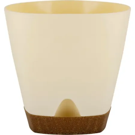 Горшок для цветов Ingreen Wood 8 л сливочный