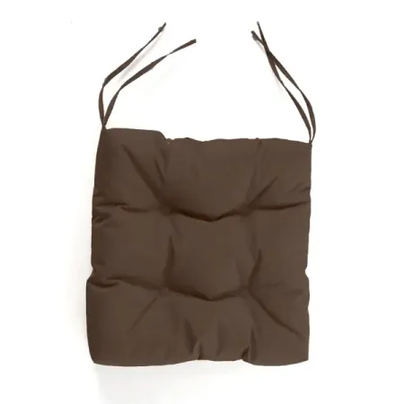 Подушка для кресла Дачные посиделки 40x40 см коричневая для офисного кресла wanerqu