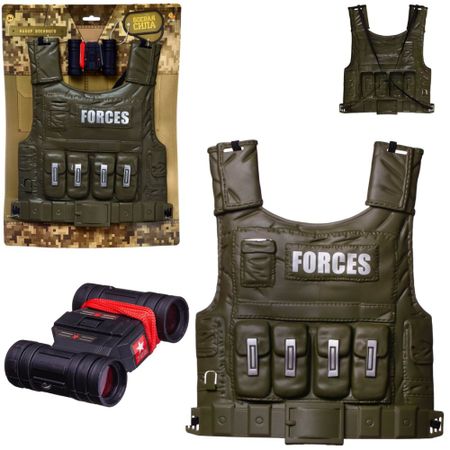 Набор игровой ABtoys военный жилет и бинокль (PT-01408/1)