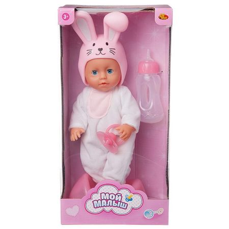 Малыш ABtoys мой малыш Зайка в наборе с аксессуарами (PT-01427)