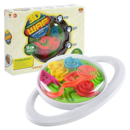 Шар интеллектуальный ABtoys 3d в диске (PT-00557 (WZ-A3948)) интеллектуальный led драйвер qingying 2 4g rf пульт 180 265v