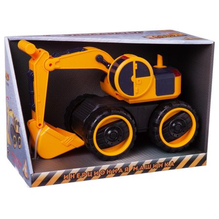 Машинка инерционная ABtoys экскаватор (C-00349) стикер экскаватор для hitachi zax200 210 240 250 270 330 350 360 3 3g