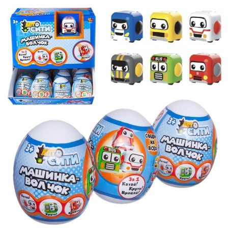 Машинка ABtoys автосити в яйце 6 видов (C-00425) в ассортименте