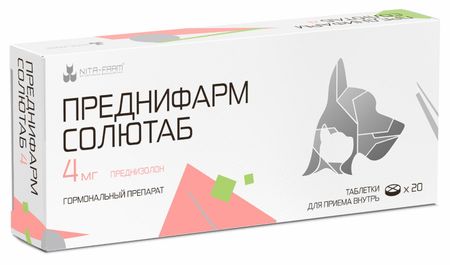 Лекарственные препараты Nita-Farm Преднифарм Солютаб 4 мг (20 таб.)