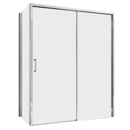 Душевой уголок Abber Komfort хром 160х100х200 см прямоугольник стекло прозрачное 8 мм (AG93160-S102)