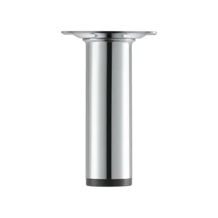 Ножка для мебели круглая ⌀30 мм высота 100 мм хром