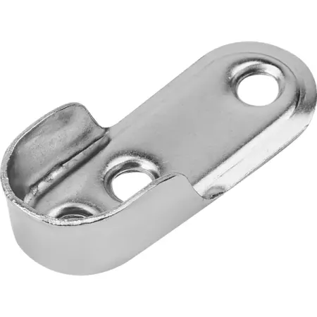 Держатель овальной трубы ⌀30 хром держатель бейджа pelsone