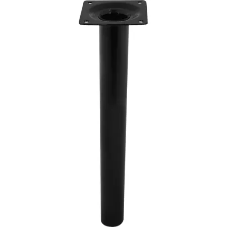 Ножка для мебели круглая ⌀30 мм высота 300 мм черная винты для крепления вентиляторов azkd 100 шт