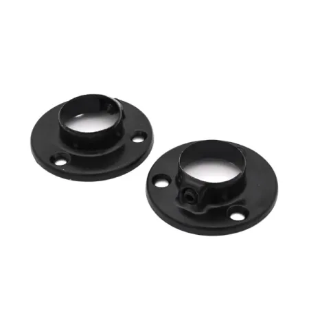 Держатель трубы ⌀25 с фиксатором черный держатель бейджа pelsone