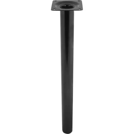 Ножка для мебели круглая ⌀30 мм высота 400 мм черная винты для крепления вентиляторов azkd 100 шт