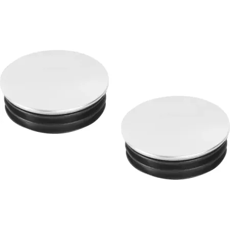 Заглушка трубы ⌀50 хром 2 шт