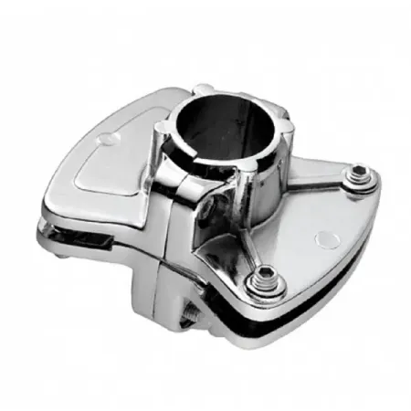 Держатель панели ⌀25 горизонтальный двусторонний хром держатель бейджа pelsone