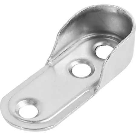 Держатель овальной трубы Ø15 хром