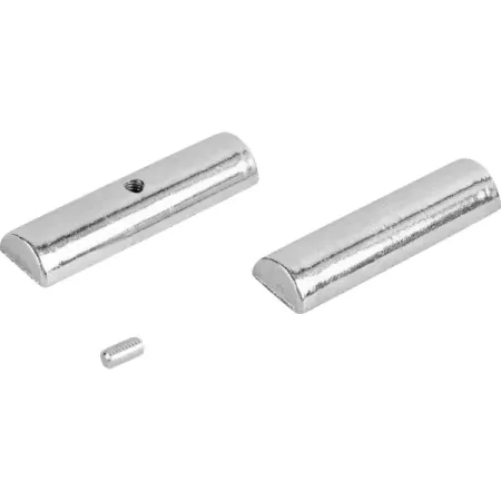 Соединитель 2-х труб скрытый ⌀25 хром