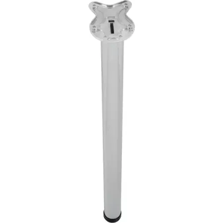 Ножка для мебели круглая Edson ⌀50 высота 710 мм хром винты для охлаждения компьютера m5 8 10 12 14 16 мм