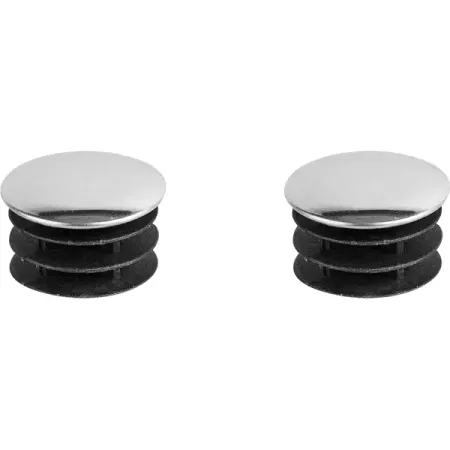 Заглушка трубы ⌀25 хром 2 шт красные медные трубы od 6 16 мм 500 мм