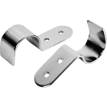 Крепление панели ⌀25 горизонтально хром 2 шт