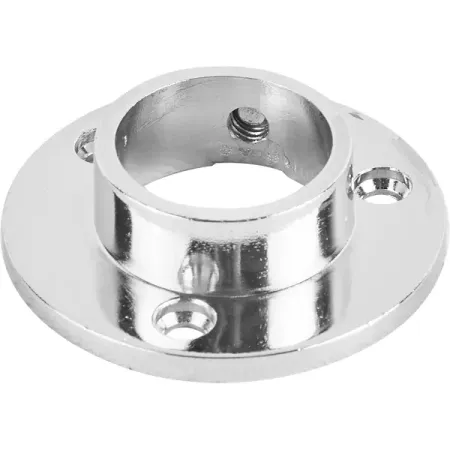 Держатель трубы ⌀25 без фиксатора хром