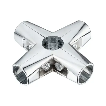 Соединитель 5-ти труб ⌀25 хром