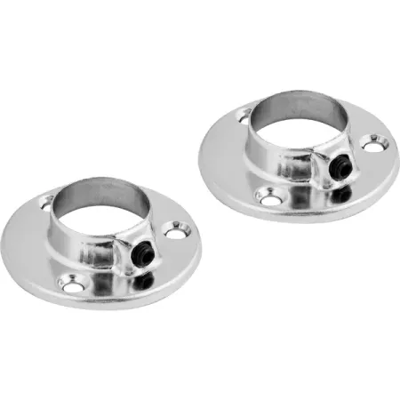 Держатель трубы ⌀25 с фиксатором хром 2 шт