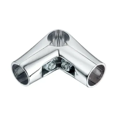 Соединитель 3-х труб ⌀25 хром