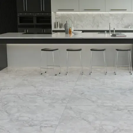 Глазурованный керамогранит Concor Polar Grey 60x120 см 1.44 м² полированный цвет светло-серый камень полированный лунный камень sisterstone