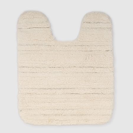 Коврик для унитаза AG CONCEPT 50х60 см, белый, 2 полоски