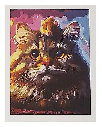 Холст с красками по номерам 