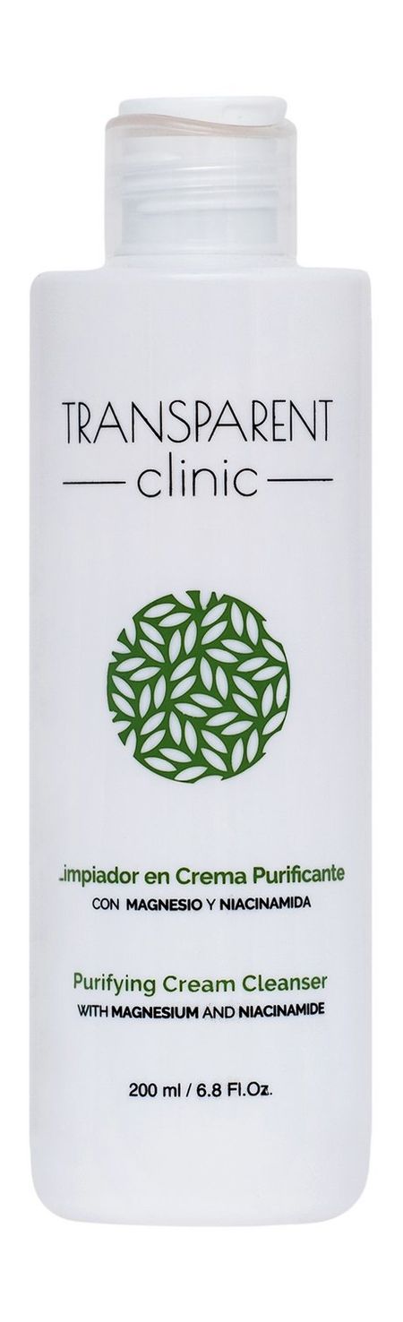Transparent Clinic Purifying Cream Cleanser магний витамин в6 лимон zdravcity здравсити таблетки шипучие 125мг 1 4мг 20шт