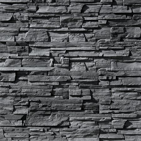 Искусственный камень White Hills Фьорд Лэнд угольно-черный (24 шт.=0,8 кв.м)