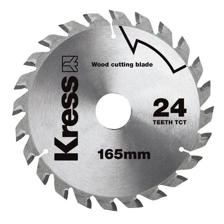 Диск твердосплавный по дереву KRESS 24T TCT 165 мм (KA8208)