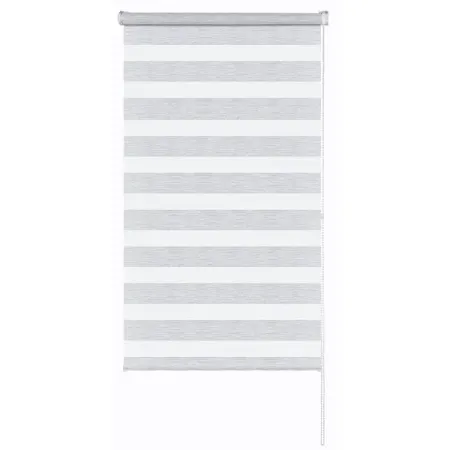 Штора рулонная день-ночь Москва 140x175 см серая