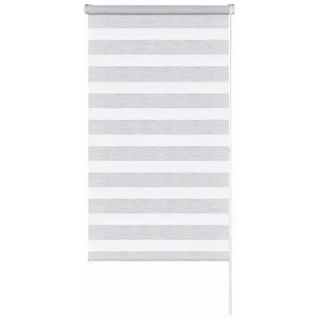 Штора рулонная день-ночь Москва 55x160 см серая