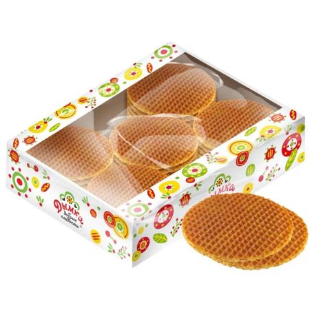 Мягкие вафли Дымка с варёной сгущёнкой 0,77 кг